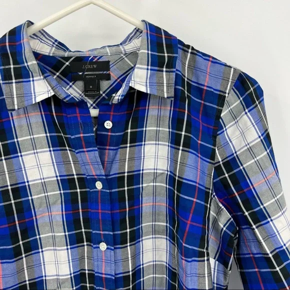 J. Crew Blue Button Down Shirt 8 - Picture 2 of 7